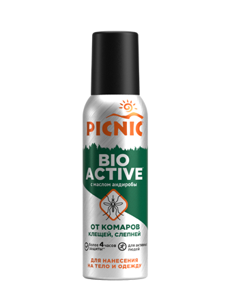 Аэрозоль от насекомых «Picnic Bio Active»